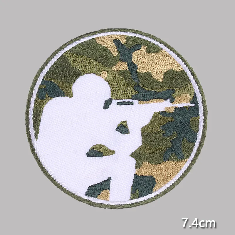 PE2778CT Круглая нашивка для диких походов, путешествий, нашивки с вышивкой для одежды, шляпы ковбоя, тканевые декоративные нашивки с утюгом на одежде, аппликации DII - Цвет: PE2778CT