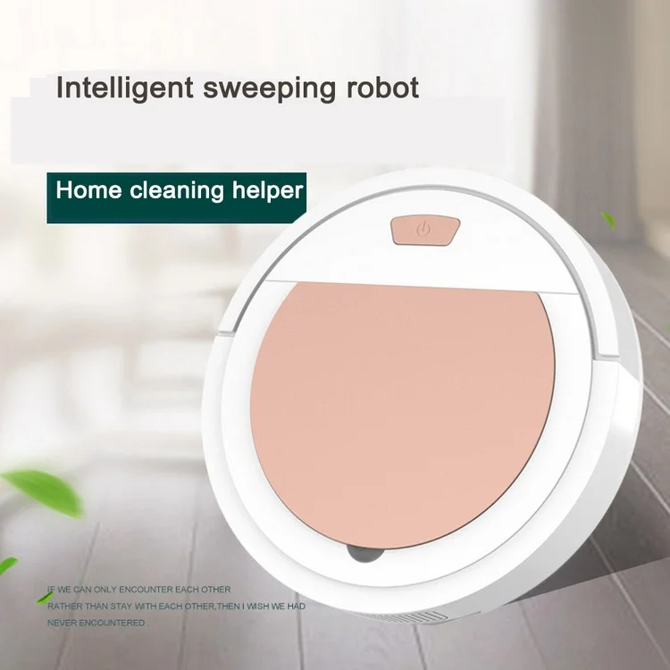 

Rechargeable Robot Vacuum Cleaner Automatic Obstacle Avoidance USB Charging Dustproof Household Cleaning Robot Vacuum Cleaner