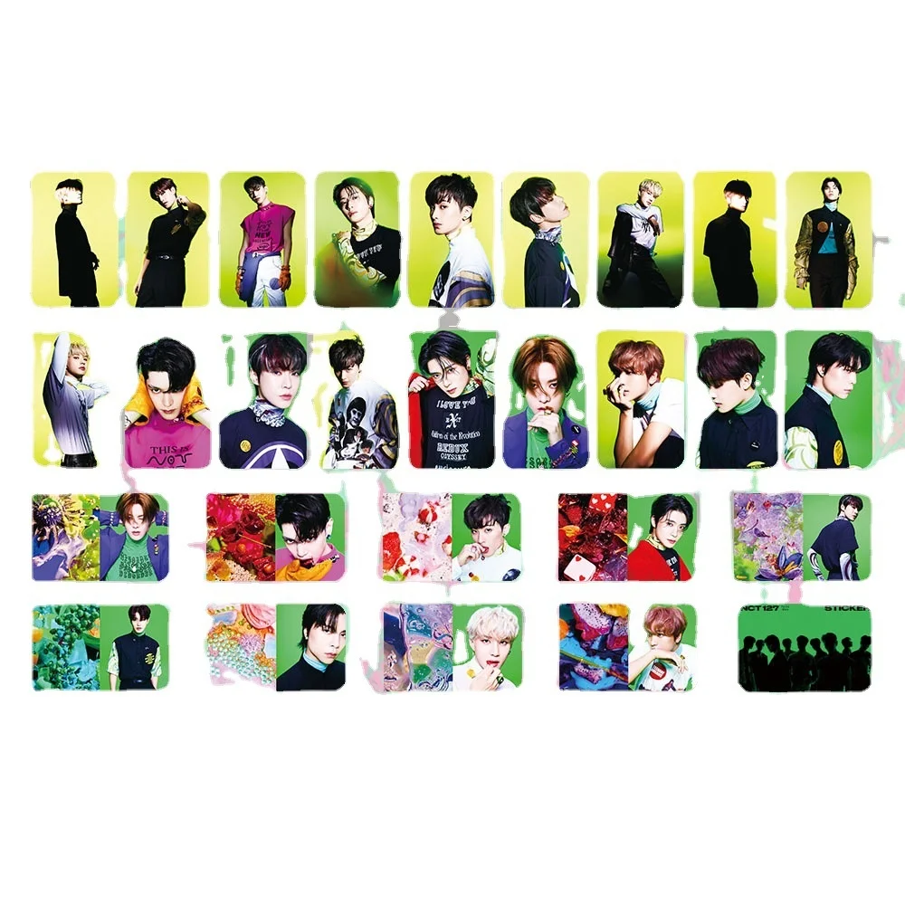 

South Korean Groups K-POP Bangtan Boys new album "Sticker" Small card LOMO card photo photo Polaroid card peripheral Gift
