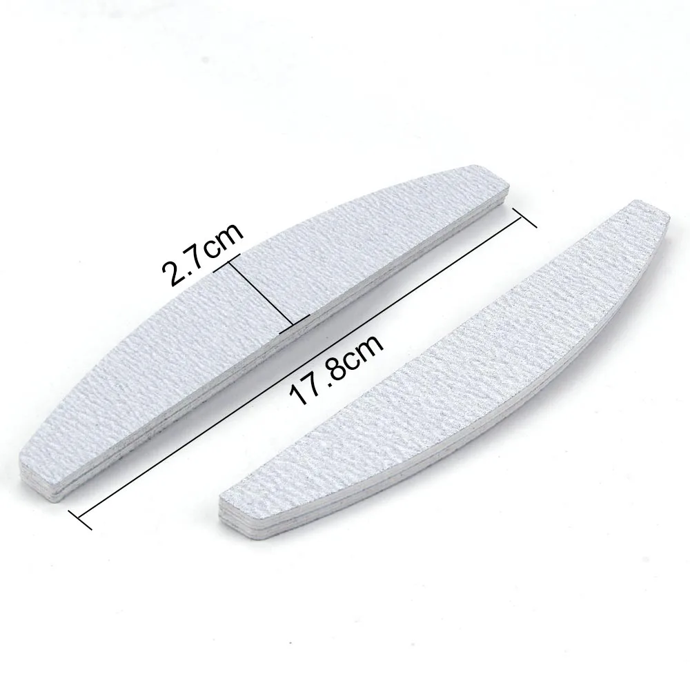 Пилка для ногтей двухсторонняя шлифовальная 100/180 5/10/15 шт.|Пилки и буферы| |