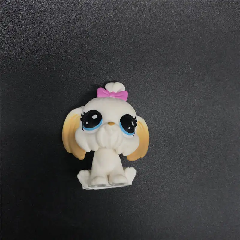 LPS фигурка игрушки фигурка животного игрушка котенок пони пуп мультфильм фильм Животное действие мини игрушка Коллекция Редкие Гламурные детские игрушки подарок - Цвет: Небесно-голубой