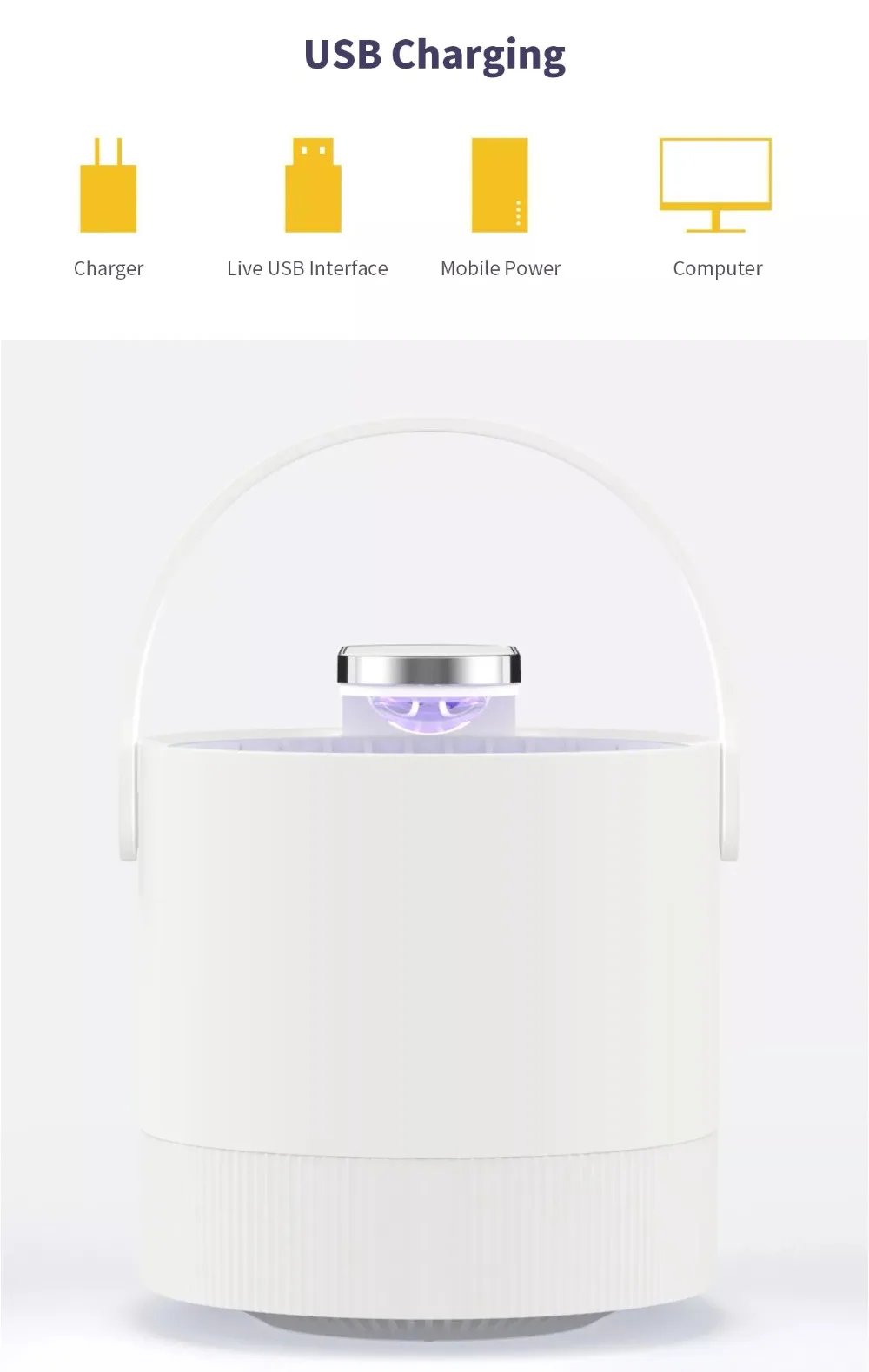 Xiaomi Sanlife автоматический фотокатализатор убийца комаров низкий бесшумный синий комаров средство от Комаров Репеллент лампа умный дом
