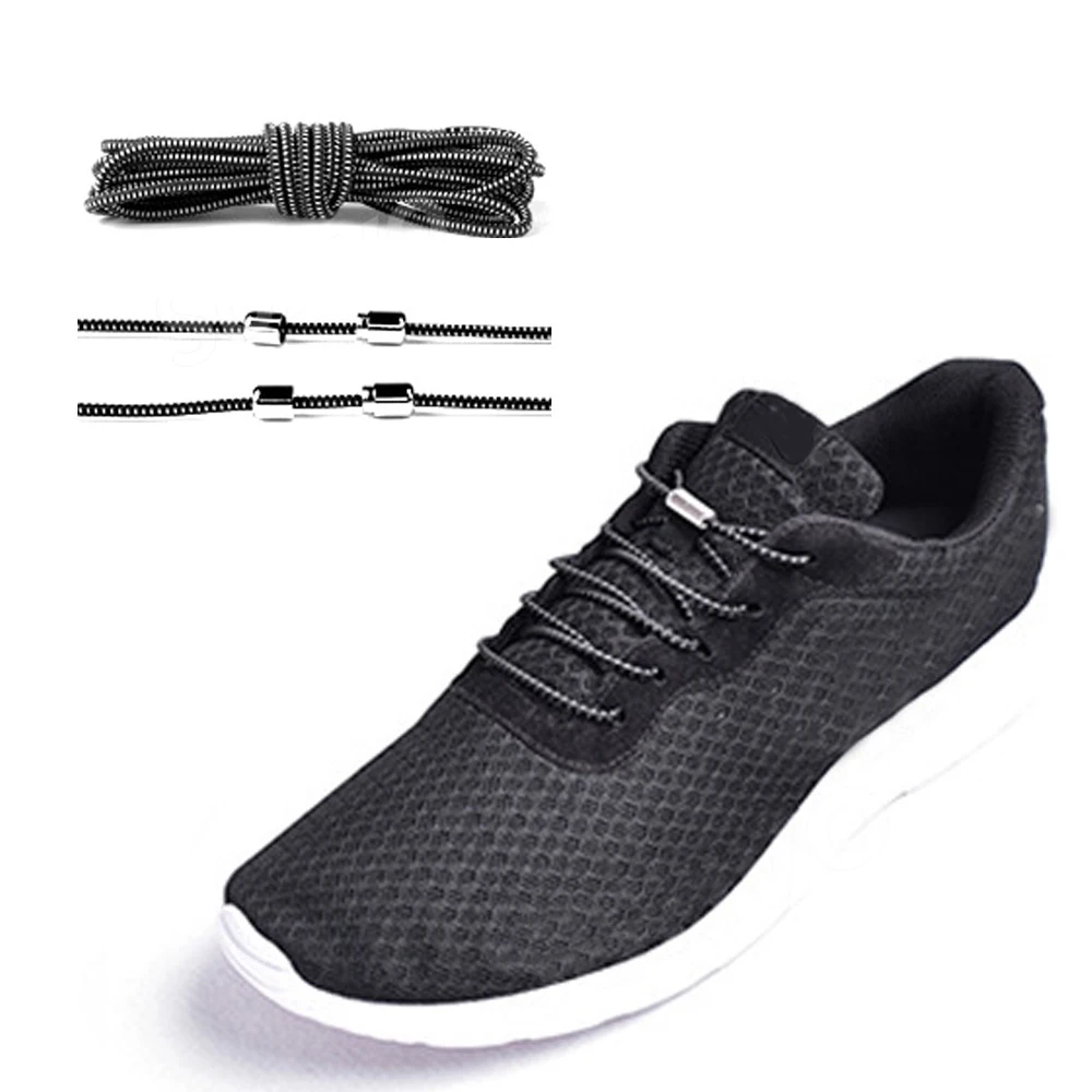 Эластичный Быстрый замок шнурки для обуви кружева без завязок Шнурки детей и