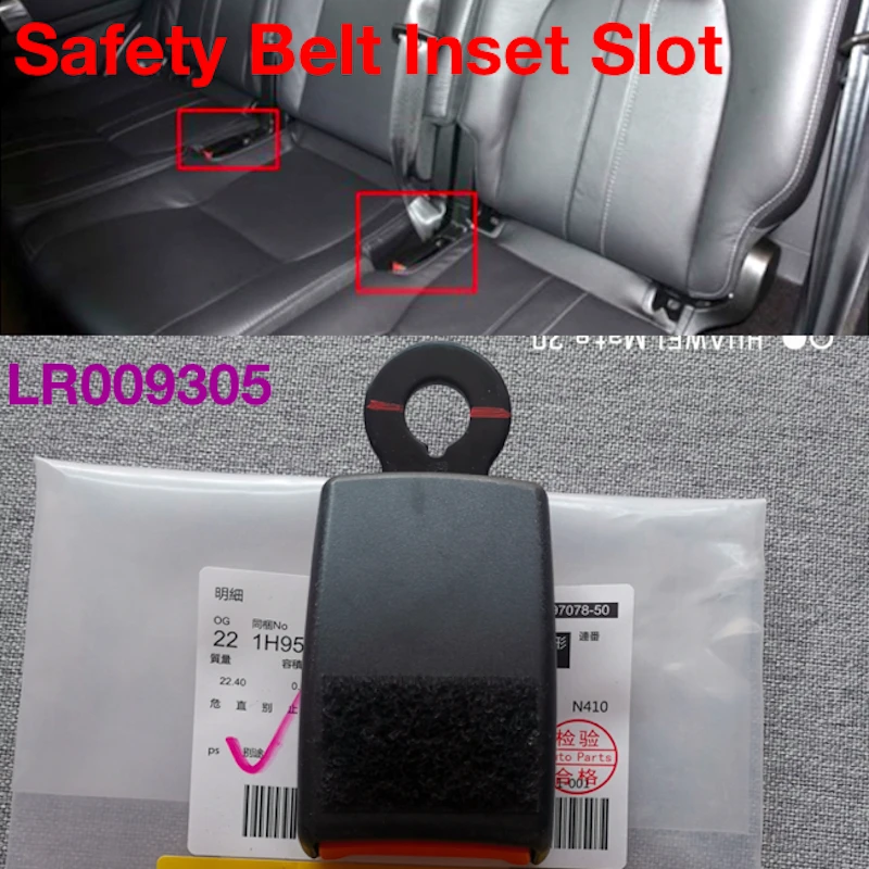 

ROLLSTOUGH Rear Seat Safety Belt Insert Socket Pin Latch Slot For Discovery 3 4 Left OEM LR009305