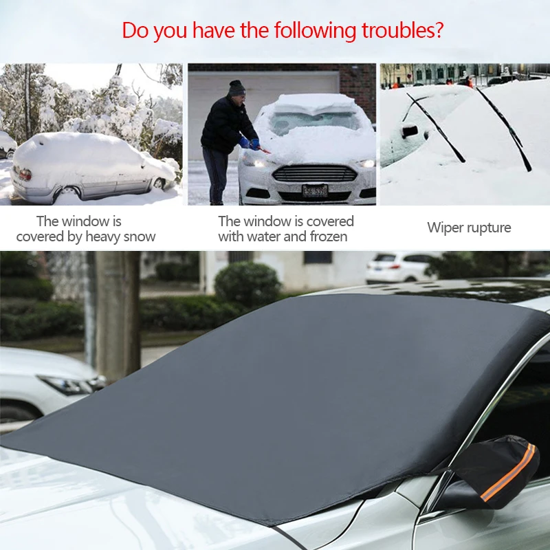 Защитное стекло для лобового стекла автомобиля защита от снега ткань Оксфорд УФ