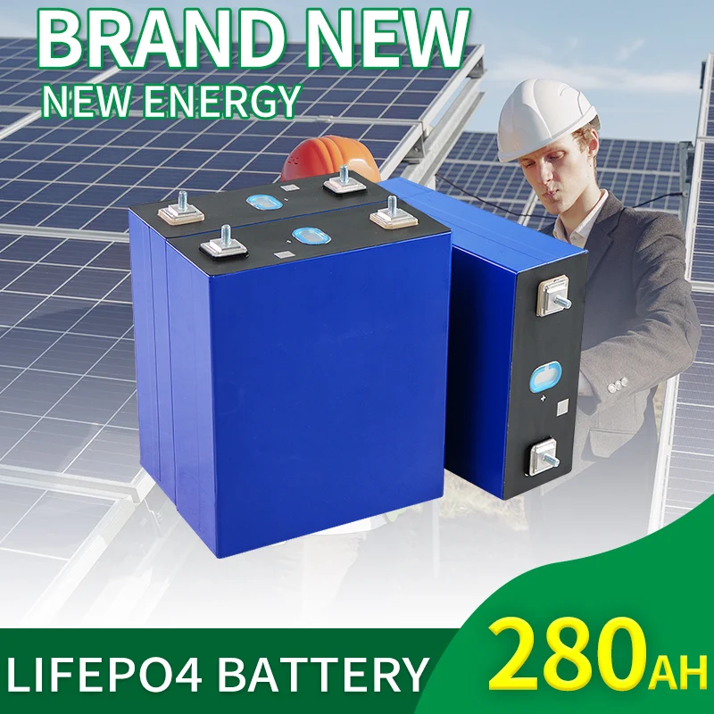 

3.2V 280Ah Lifepo4 4-32PCS Battery Grade A Lithium Iron Phosphate Prismatic New 12V 24V 36V 48V Solar Cells EU US TAX FREE