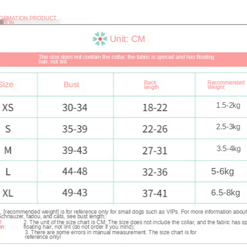 

Cartoon Dog Clothes Spring Autumn Two-legged Pink Lotus Leaf Collar Embroidery T-shirt Small Teddy Cute Girl Ropa Para Perro