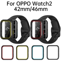 soft tpu protective watch case cover for oppo watch 2 1 46mm 42mm bracelet smartwatch cases screen protector shell accessories