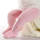 Мягкие хлопковые милые кружевные колготки с бантиками для маленьких девочек Новые Осенние Колготки для маленьких девочек, штаны, колготки для маленьких детей