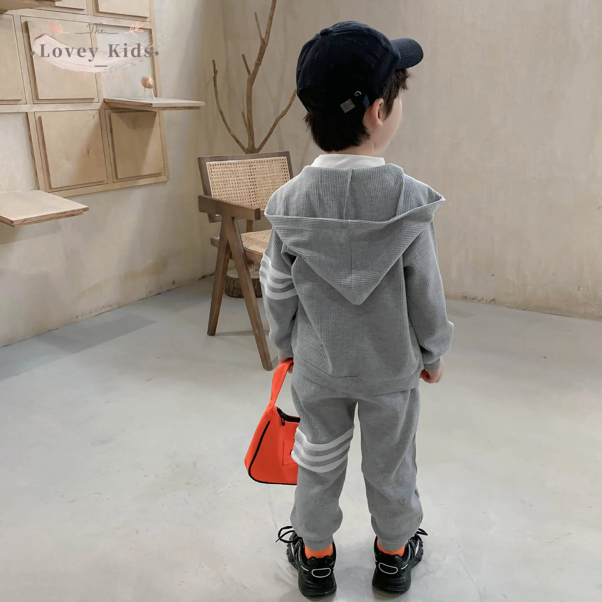 2020 осень одежда для малышей мальчиков и девочек Хай стрит в Корейском стиле Стиль