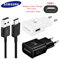 original samsung adaptive s10 fast charger usb quick adapter 1 2m type c cable for galaxy a50 a30 a70 s8 s9 plus note 8 9 10