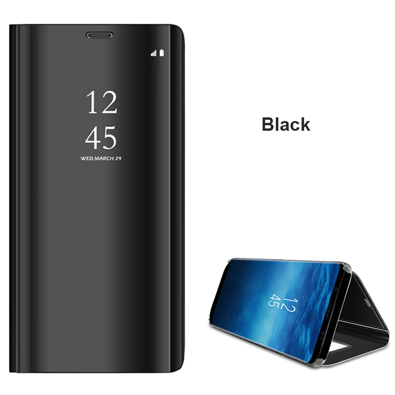 Smart mi rror кожаный чехол для телефона для Red mi 5 Plus 6A Note 5A 4X6 Pro флип-чехол для Xiaomi mi A2 Lite A1 Max 3 mi 8 F1 чехол