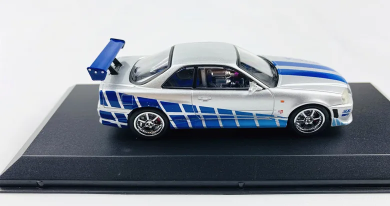 GreenLight 1:43 BRIAN'S 1999 нсрб в SKYLINE GT R бутик брелок для автомобильных ключей игрушки