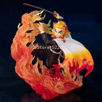demon slayer anime figure kyojuro rengoku action figure figuarts zero kimetsu no yaiba kyojuro rengoku flame breathing figurine