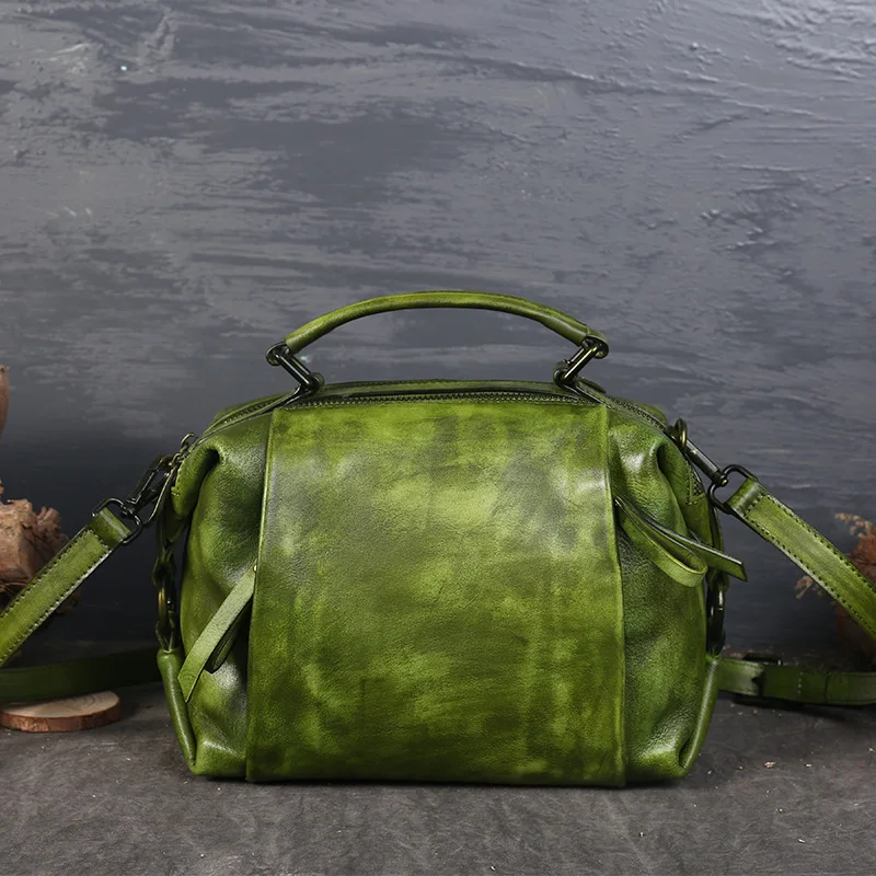 

Luxury Handmade Women Bag Top Quality Hand Painted Genuine Cow Leather Designer Handbag Ladies Shoulder Bags