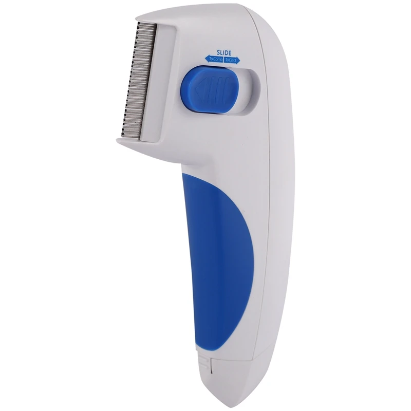 

Щетка для чистки блох, электрическая щетка для чистки собак и кошек, Удобная белая