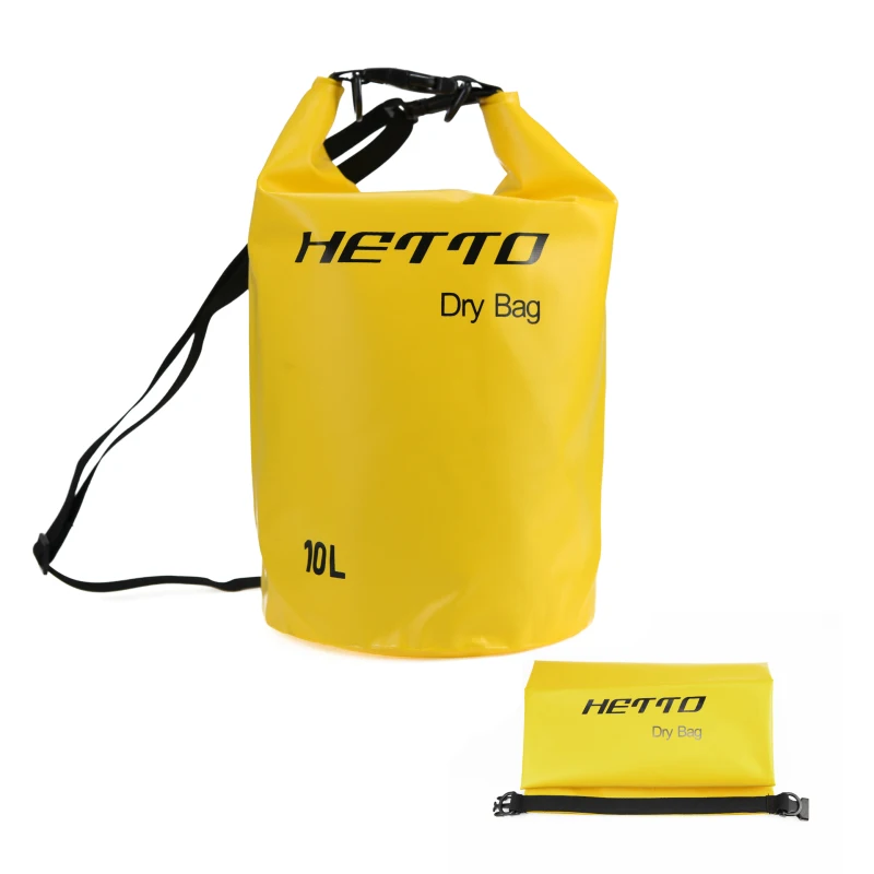 

HETTO Waterproof Dry Bag Pack Sack Fishing Swimming Rafting Kayaking Diving River Trekking Floating Sailing Water-resistant