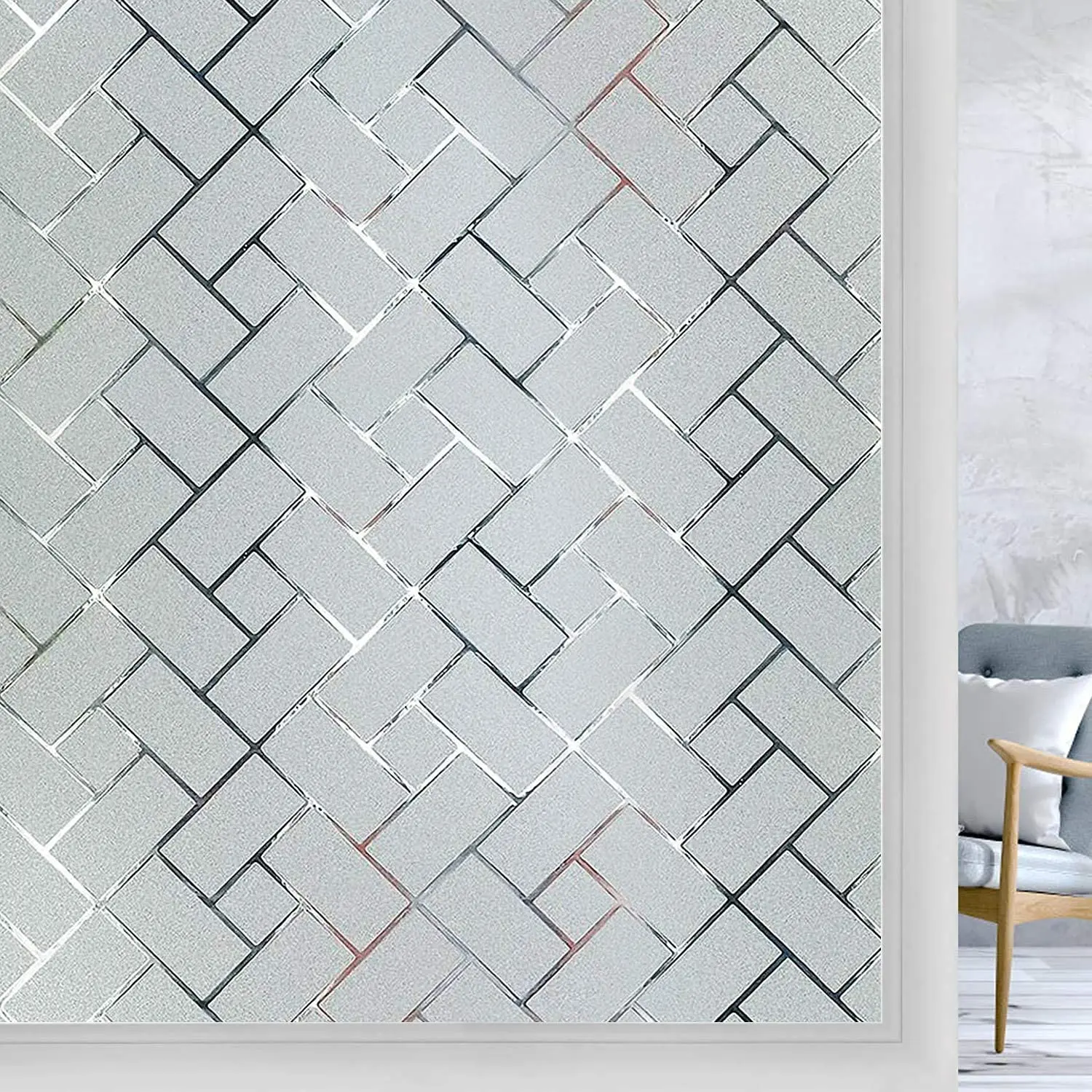 LUCKYYJ защитная пленка для окон матовая без клея покрытие дверей и украшения офиса