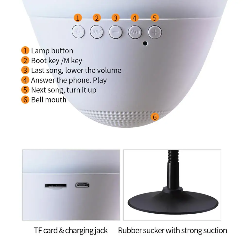 

Night Light Bluetooth Speaker Wireless LED Bedside Lamp Speaker Bed Lamp New Fashion Novelty Induction Night Lamp