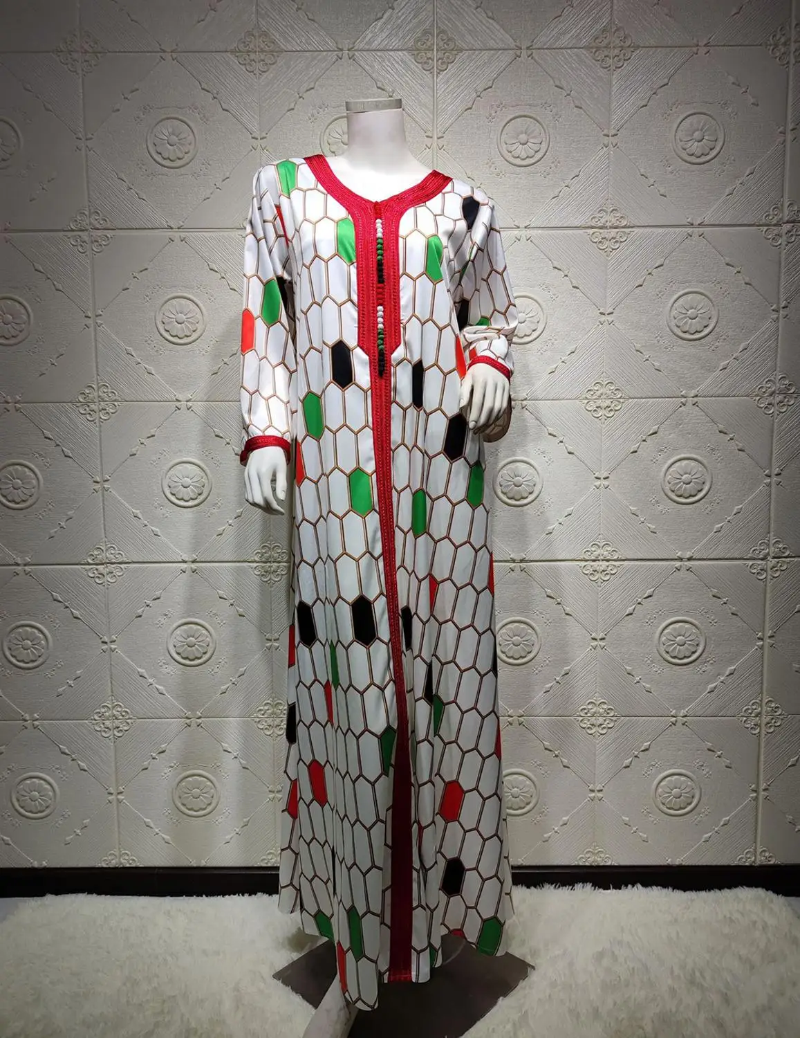 

2021 New Fashion Saudi Arabi Muslim Women Ramadan Robe Dress Dashiki Middle East Abaya Jalabiya Long Dress For Party