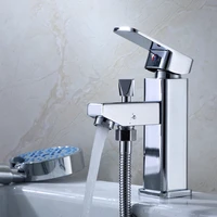 bathroom shower basin sink faucet 2 function hot and cold water mixer tap crane toilet valve nozzle bathtub faucet deck mounted