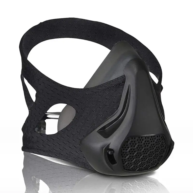 

24 Breathing Levels Workout Hypoxic Mask Fitness Sports Mask Workout Cardio Mask 2XPC