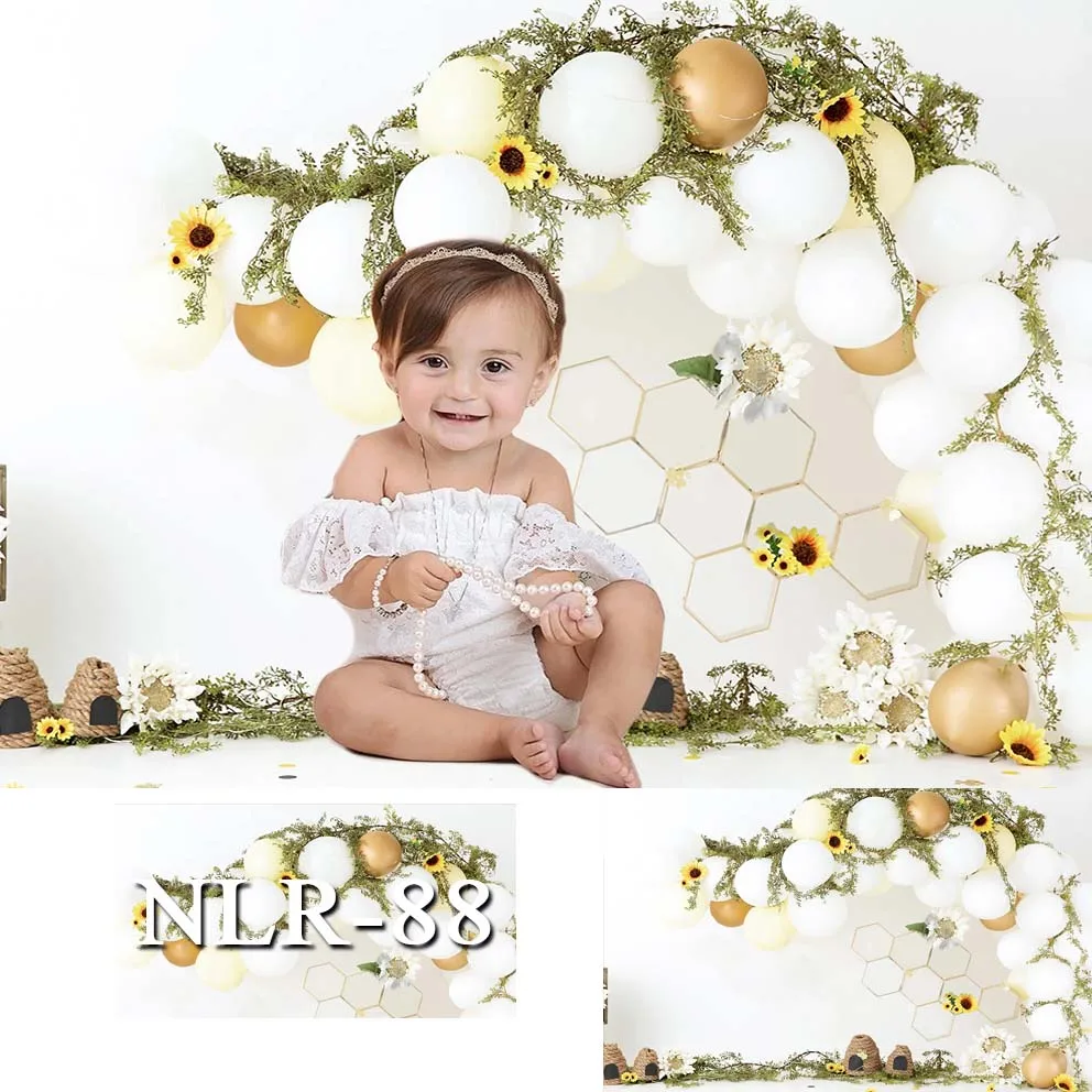 Пчелиный мед для съемки новорожденных с рисунком в виде деревянных досок