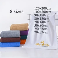 5pcs embroidery towel cotton bath towel custom embroidered face towel personalized customized sports beach towel with logo soft