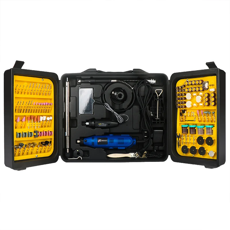 Набор вращающихся инструментов 220 В двойная мини дрель 6 скоростей абразивная