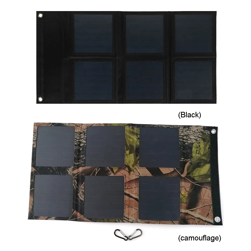 1 шт. Sunpower 30 Вт 5 в двойной USB порт солнечная панель складное зарядное устройство