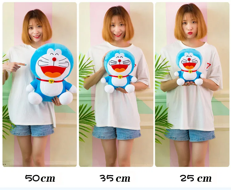 Горячая аниме 25 см Stand By Me Doraemon плюшевые игрушки CuteCat Кукла Мягкие животные Подушка Детские игрушки для детей Подарки фигурка Doraemon