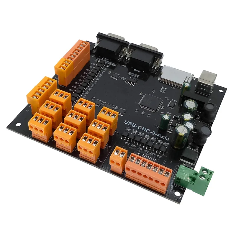 Плата драйвера USB CNC 9 осевой контроллер шагового двигателя Breakout плата с MPG