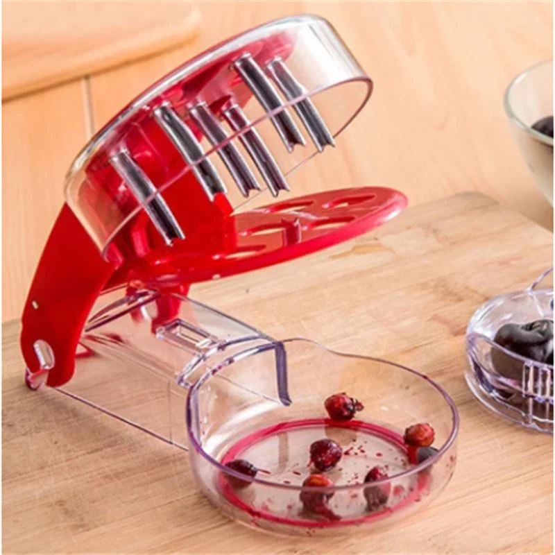 Вишневая косточка с 6 отверстиями креативный прибор для удаления косточек из