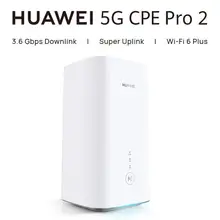 HUAWEI 5G CPE Pro 2 H122-373 Wireless WIFI 6 Router Portable Travel 5G WIFI Hotspot Fixed Line Gigabit Router