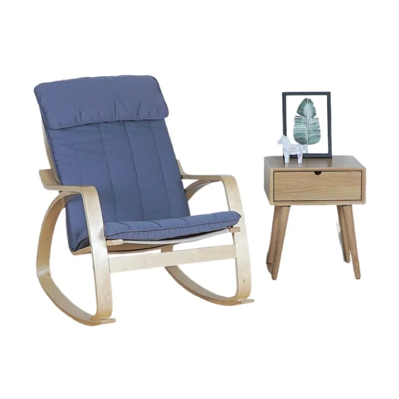 Удобное расслабляющее деревянное кресло-качалка для взрослых мебель