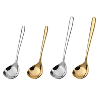 luxury stainless steel spoon with long handle deepen hot pot spoons multifunction kitchen ladle