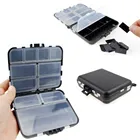 Ящик для рыболовных инструментов, коробка для рыболовных снастей, пластиковый чехол, 26 отделений, портативный двухсторонний складной чехол для хранения