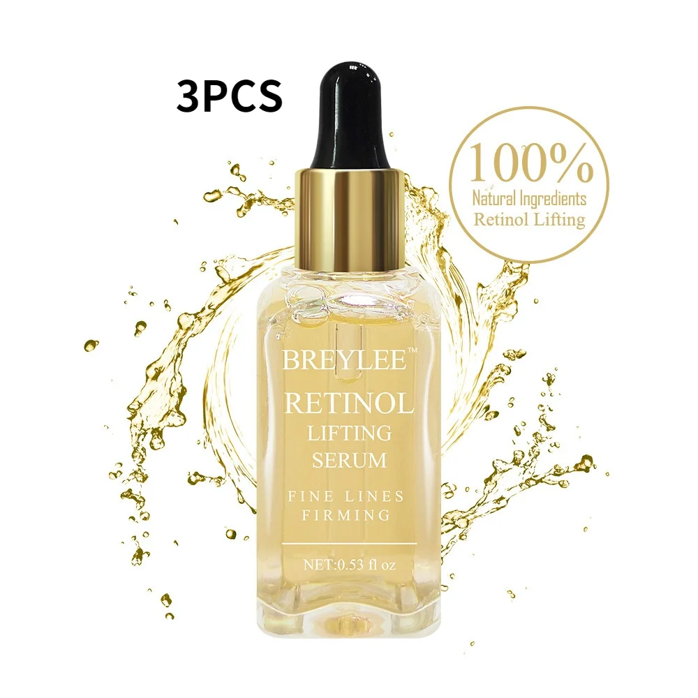 

3Pcs Retinol Firming Serum Increase Skin Fine Line Firming Smooth Elasticity Anti Remove Wrinkle Anti Aging Facial Skin Care