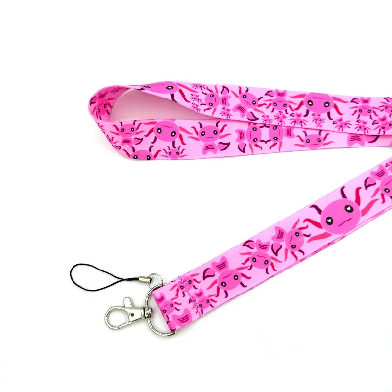 Axolotl ремешок на шею в виде дракона шнурок для ключей держатель ID-знака веревочные