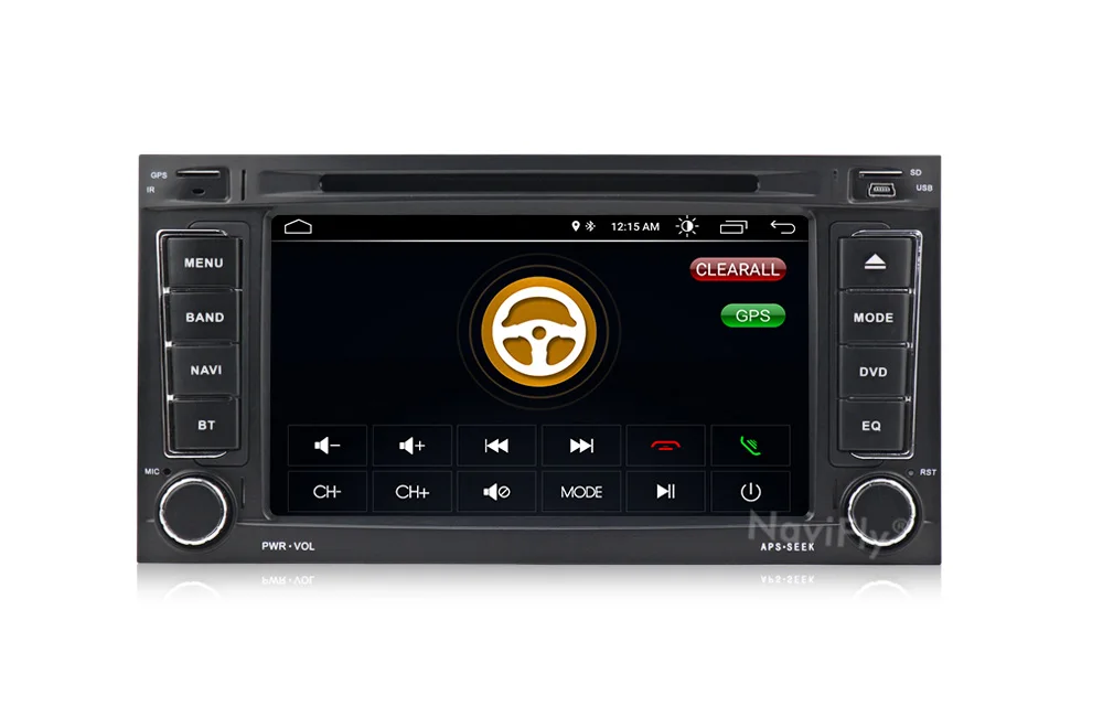 Navifly Android9.1 RDS 32G rom 2G ram Автомобильный мультимедийный плеер для Volkswagen VW Touareg T5(2002-2010) с 4G wifi радио DVR BT