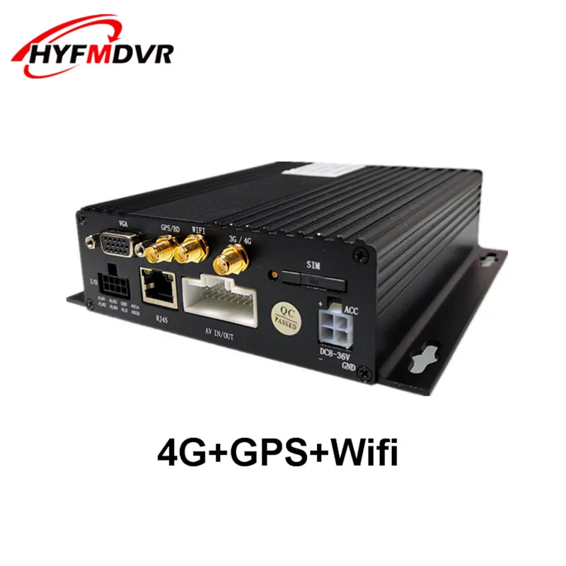 Новый список 4G + GPS позиционирование CSMV6AHD 4CH WIFI Двойная sd карта Мобильный DVR