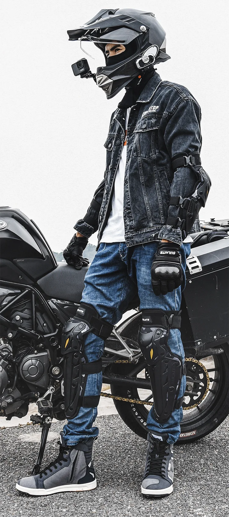 Наколенники для мотокросса Защитные Налокотники езды на мотоцикле гонок по