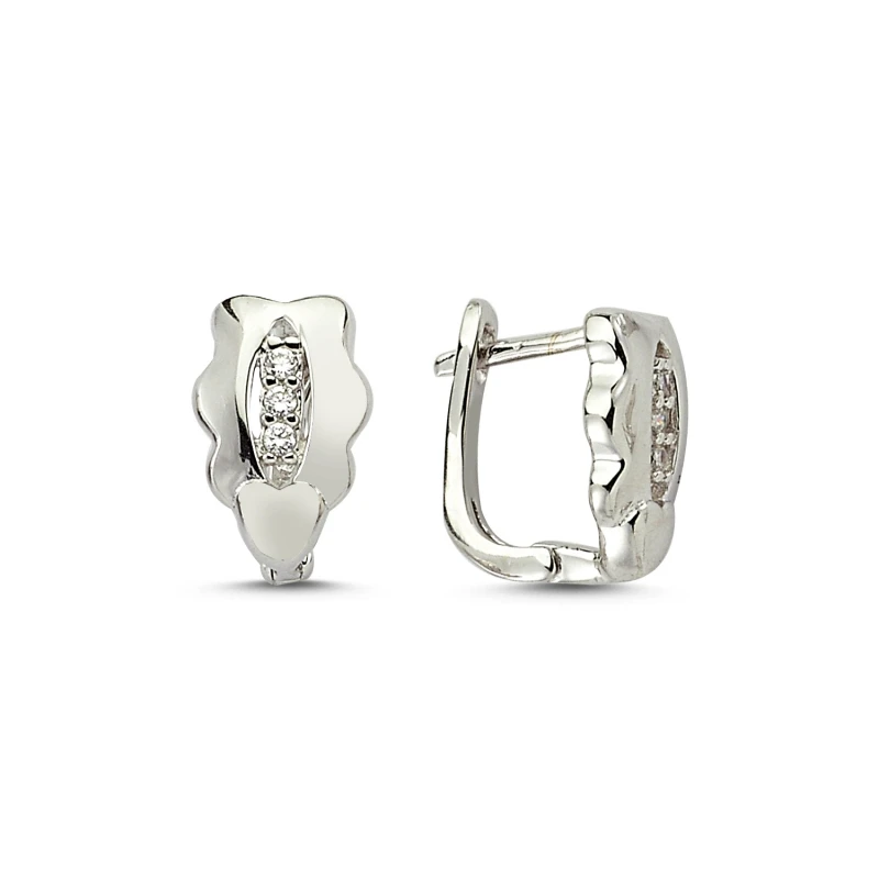 

Серебряные циркониевые серьги Silverlina