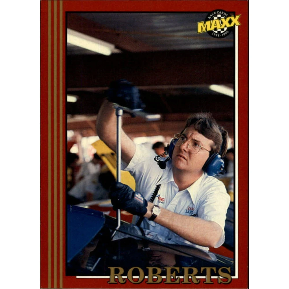 Maxx 1992 Коллекционная карточка Nascar №171 Gene Roberts |