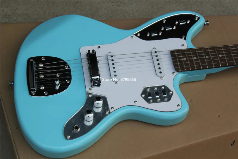 

Оптовая продажа с китайской фабрики, новая электрическая гитара, классический синий корпус, бесплатная доставка