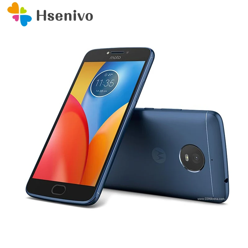 Motorola E4 plus Восстановленный Оригинальный разблокированный телефон XT1770 5 дюймов две