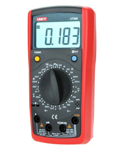 Цифровой мультиметр GGATC UNI T UT39E 4 1/2 цифровой с ЖК дисплеем тестер емкости Гц