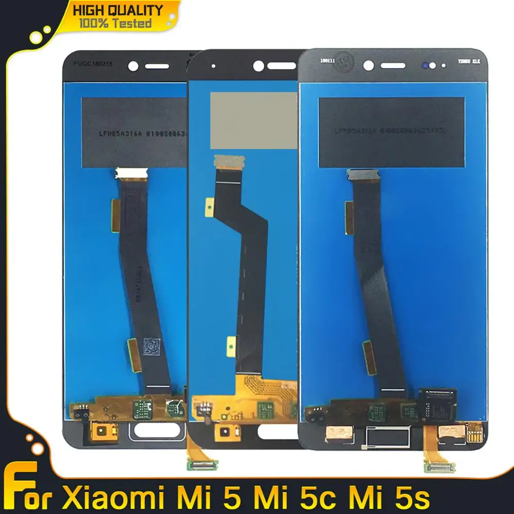 ЖК дисплей для Xiaomi Mi 5 5C сменный сенсорный экран с цифровым преобразователем