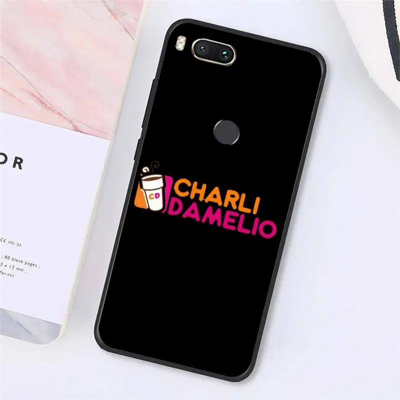 

Charli Damelio famous star Phone Cases For Xiaomi Redmi note 7 8 9 t k30 max3 9 s 10 pro lite Luxury brand shell funda coque