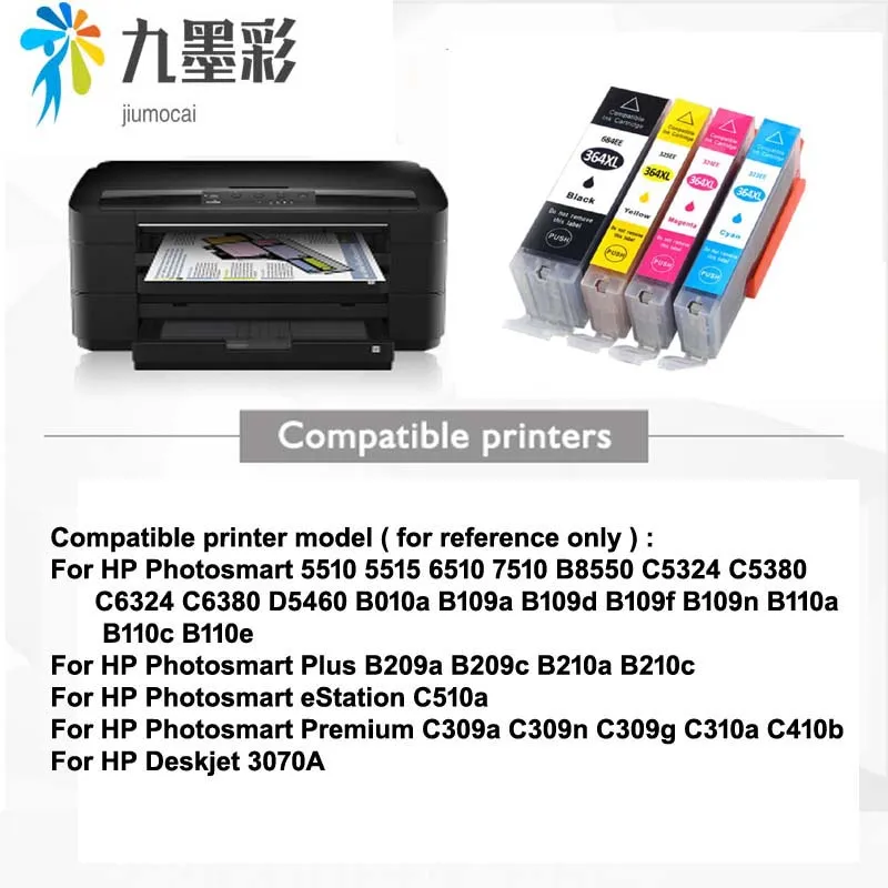 Совместимый сменный картридж 364 XL для принтера HP HP364 684EE Ink Deskjet 3070A 5510 6510 B209a